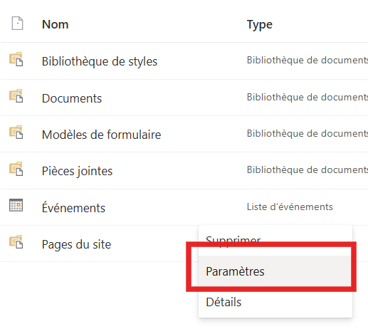 01 - Paramètres Evenements.png