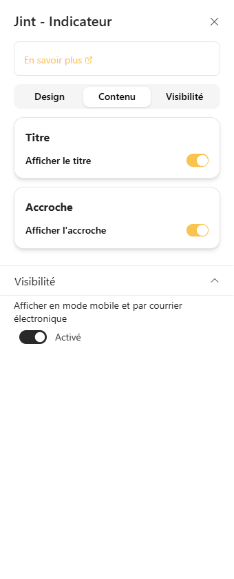 The Content tab: Title and Catchline sections