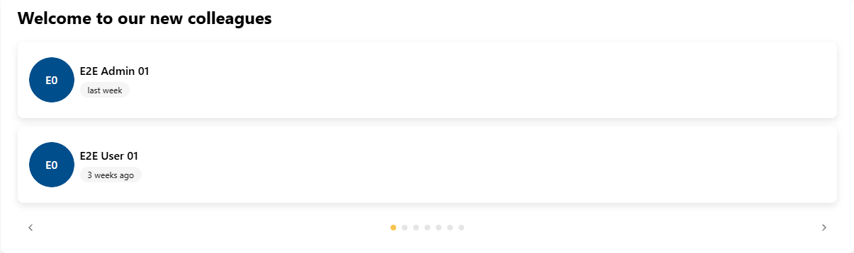 One profile per row, in Landscape format: the cards that don't fit move to the next page