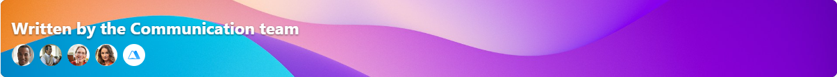 An image background, with a title formatted in white