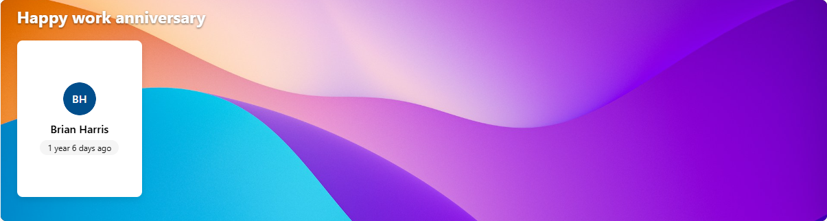 An image background behind the cards, with a white title